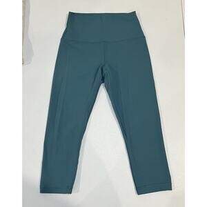 Athleta Transcend‎ Capri Legging Teal Size XS/P Activewear Gym Yoga